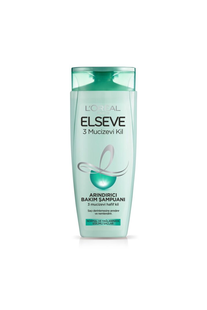 Elseve 3 Mucizevi Kil Ağırlaştırmayan Bakım Şampuanı 450 ml - 1