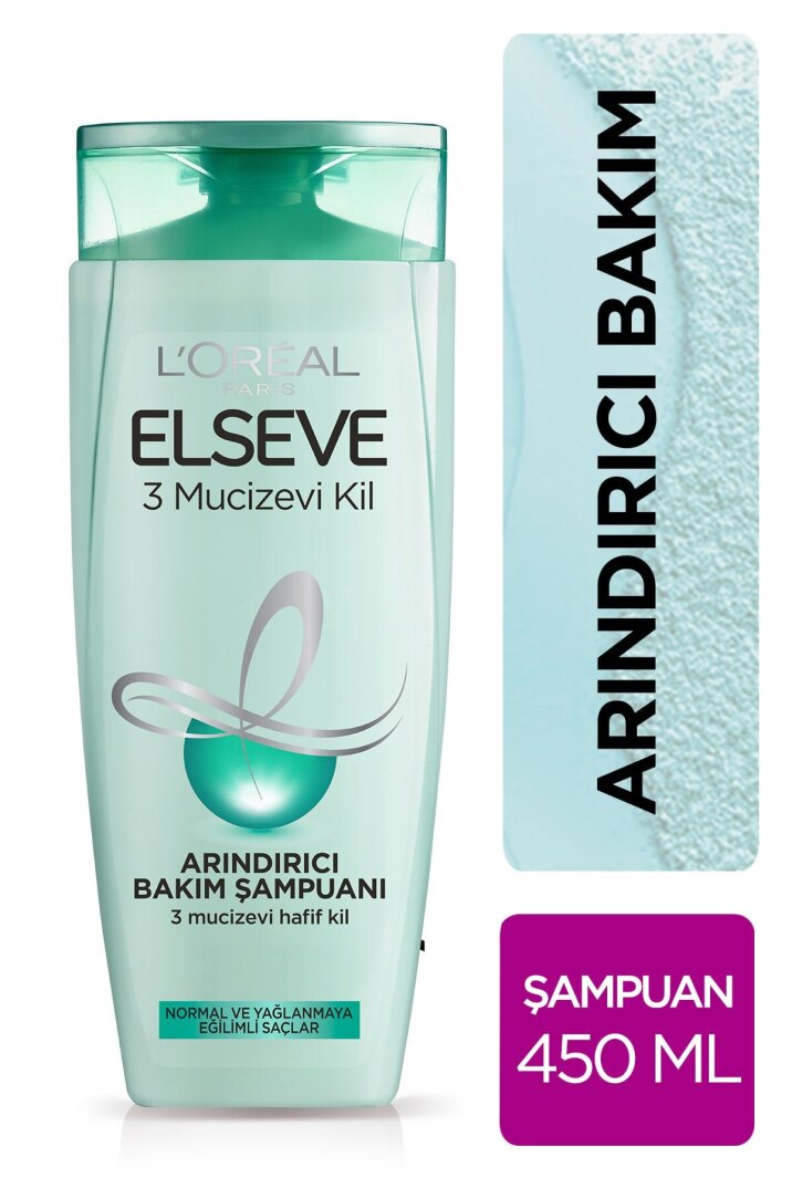 Elseve 3 Mucizevi Kil Ağırlaştırmayan Bakım Şampuanı 450 ml - 4