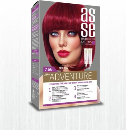 Asse Adventure Set Boya No:7.66 Ateş Kızılı - 2