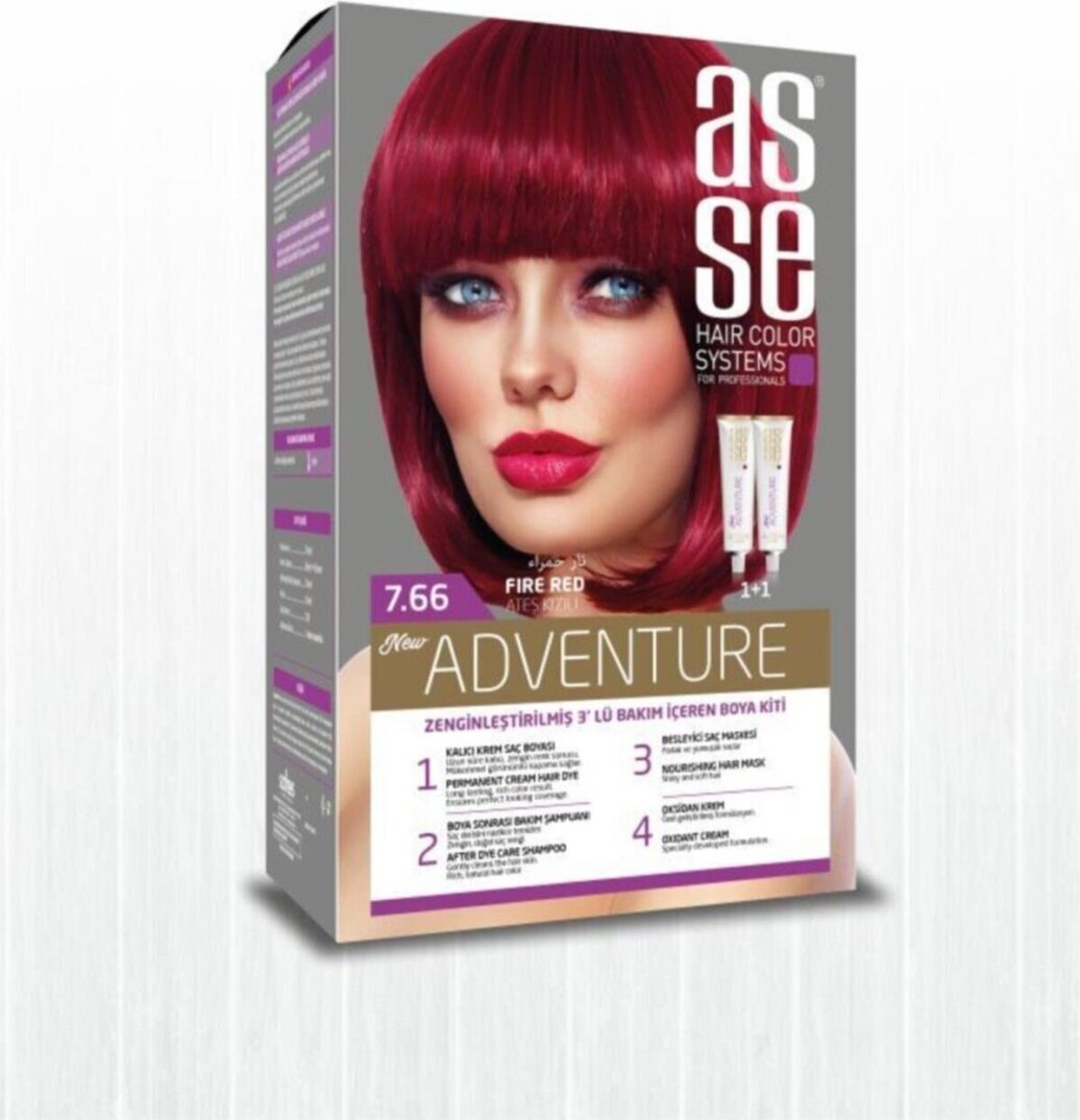 Asse Adventure Set Boya No:7.66 Ateş Kızılı - 2