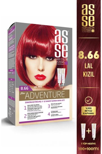 Asse Adventure Set Boya No:8.66 Lal Kızıl