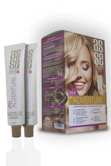 Asse Adventure Set Saç Boyası No:10.0 Sarı - 6