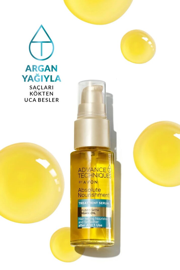 Avon Advance Techniques Fas Argan Yağı İçeren Besleyici Saç Serumu 30ml - 2