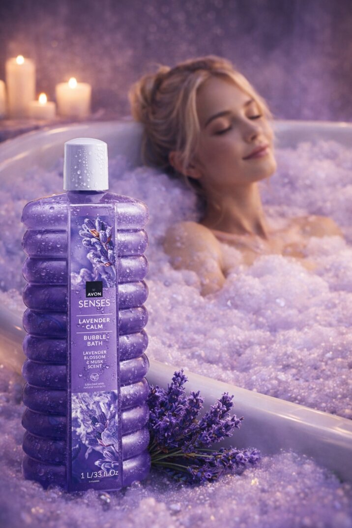 Avon Senses Lavender Calm Lavanta Kokulu Banyo Köpüğü 1 Lt. - 2