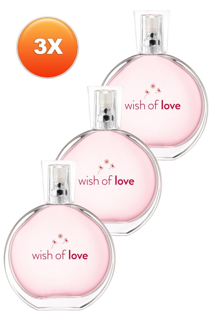 Avon Wish Of Love Kadın Parfüm Edt 50 Ml. Üçlü Set - 2