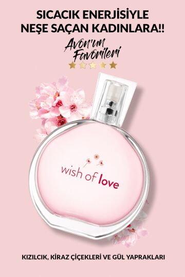 Avon Wish Of Love Kadın Parfüm Edt 50 Ml. Üçlü Set - 4