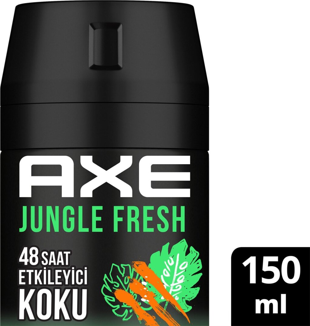Axe Erkek Sprey Deodorant Jungle Fresh 48 Saat Etkileyici Koku 150 ml - 1