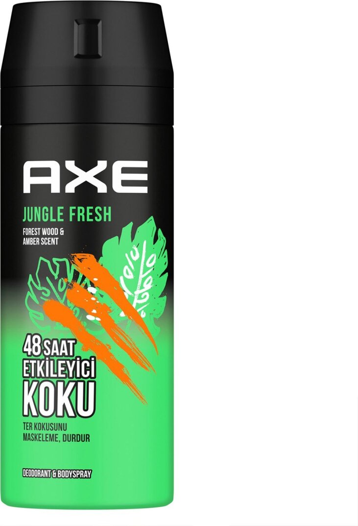 Axe Erkek Sprey Deodorant Jungle Fresh 48 Saat Etkileyici Koku 150 ml - 2