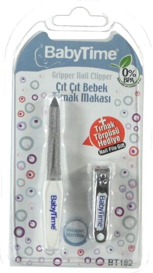 Baby Time Çıt Çıt Bebek Tırnak Makası + Törpü