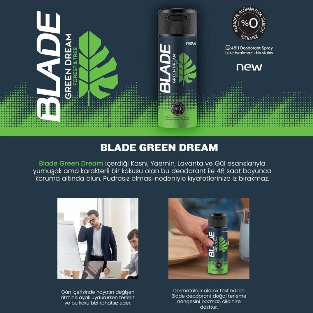 Blade Deodorant Green Dream 150 ml - 2
