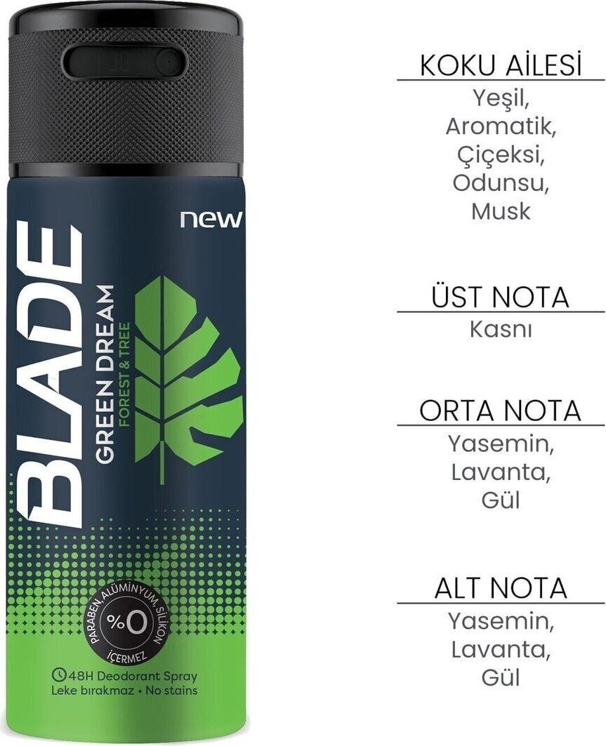Blade Deodorant Green Dream 150 ml - 3