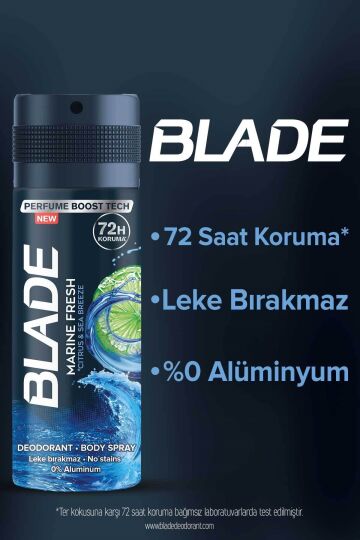 Blade Deodorant Marine Fresh 150Ml - 4