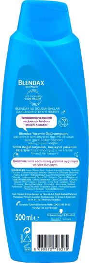 Blendax Yasemin Özlü Şampuan 500 Ml - 3