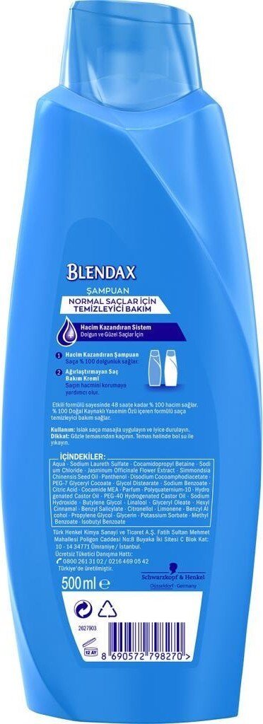 Blendax Yasemin Özlü Şampuan 550 Ml - 3