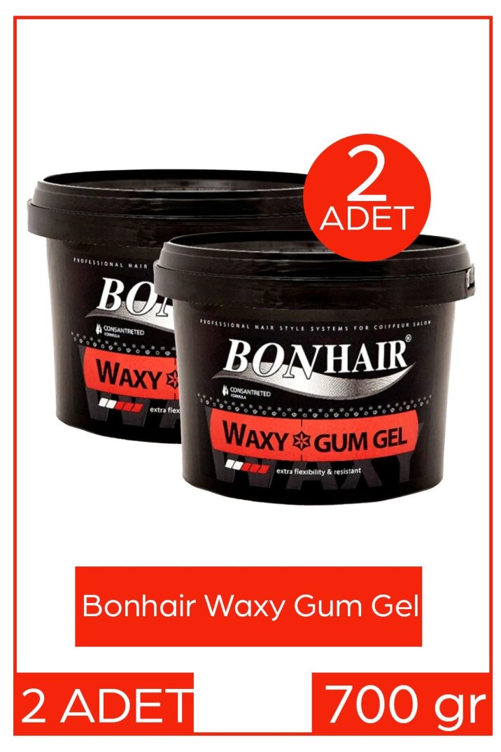 Bonhair Jöle Waxy Gum 700ml 2 Adet Eko Paket - 1