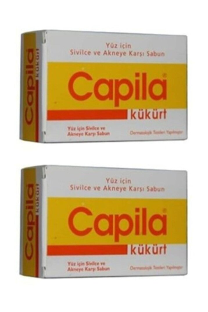 Capila Kükürtlü Sabun Sarı Kutu 90 gr X 2 Adet - 1