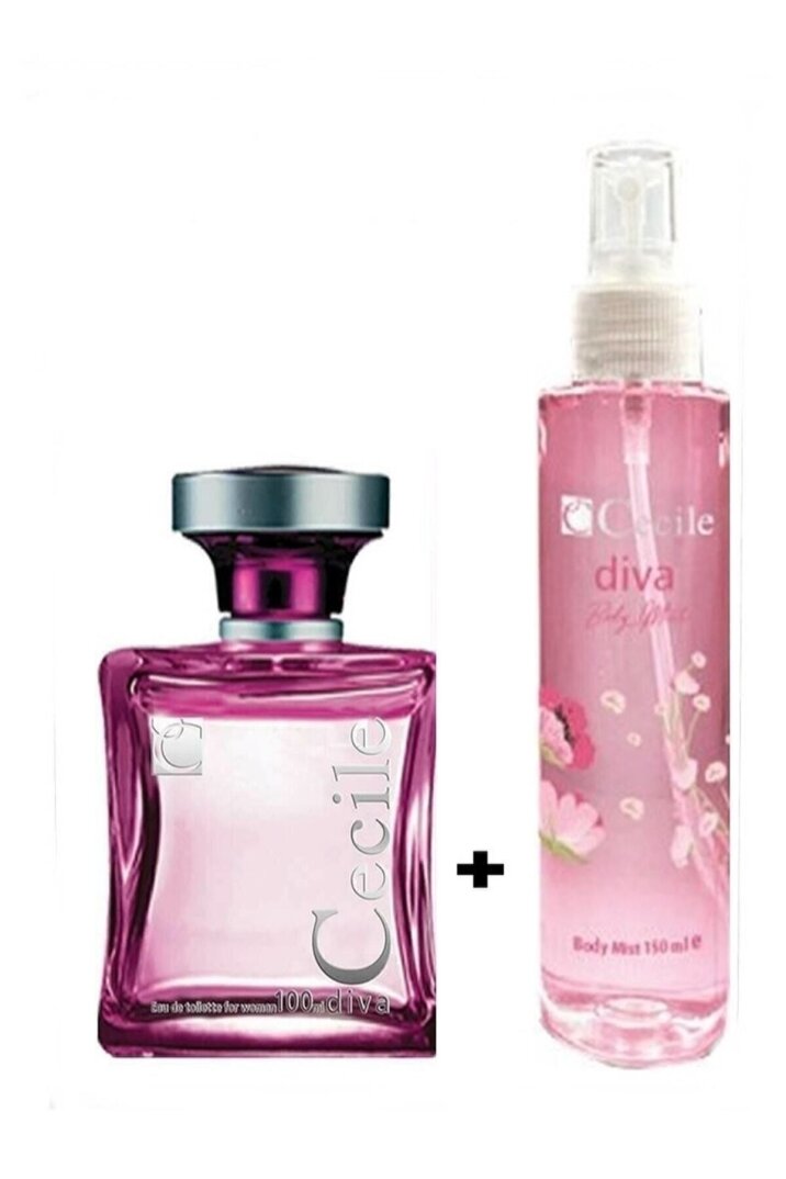 Cecile Kofre 100 ml Edt 150 ml Bod Mist Diva - 3