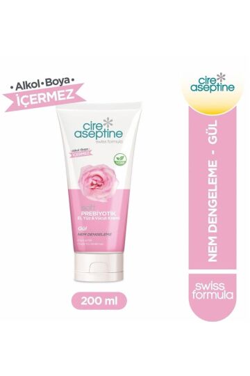 Cıre Aseptıne Soft Prebiyotik Gül El,yüz Ve Vücut Kremi 200 Ml