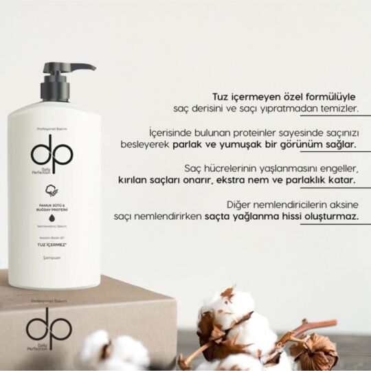 Daily Perfection Pamuk Sütü Buğday Şampuan 500ML - 4