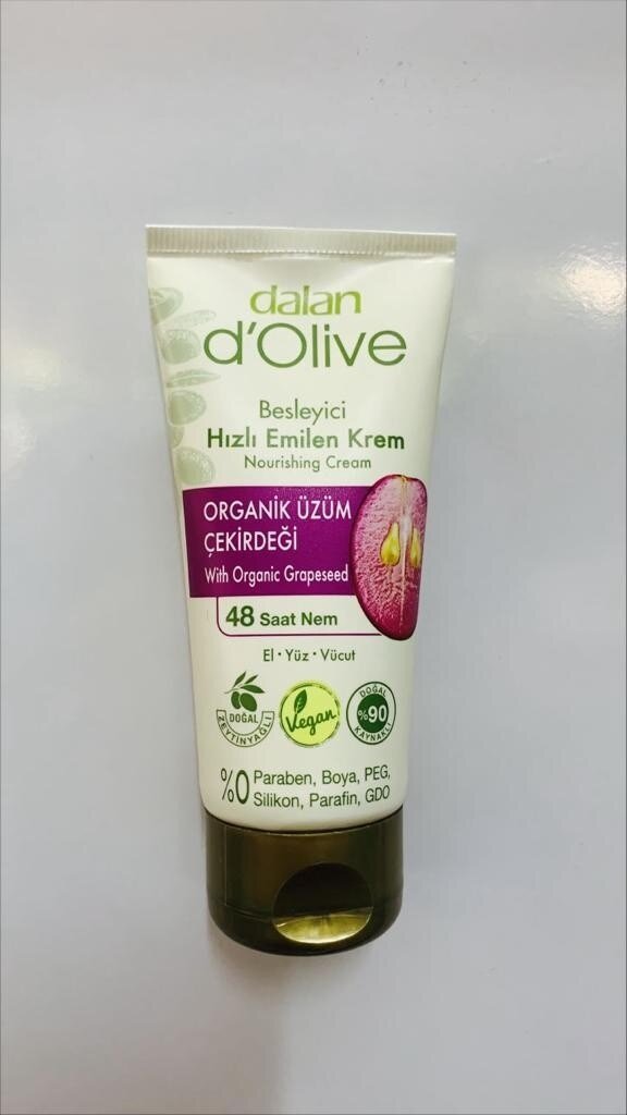 Dalan D'olive Krem Tüp 60ML Üzüm Çekirdeği - 1
