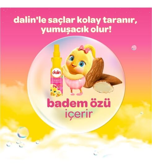 Dalin Kolay Tarama Saç Spreyi Badem Özlü - 3