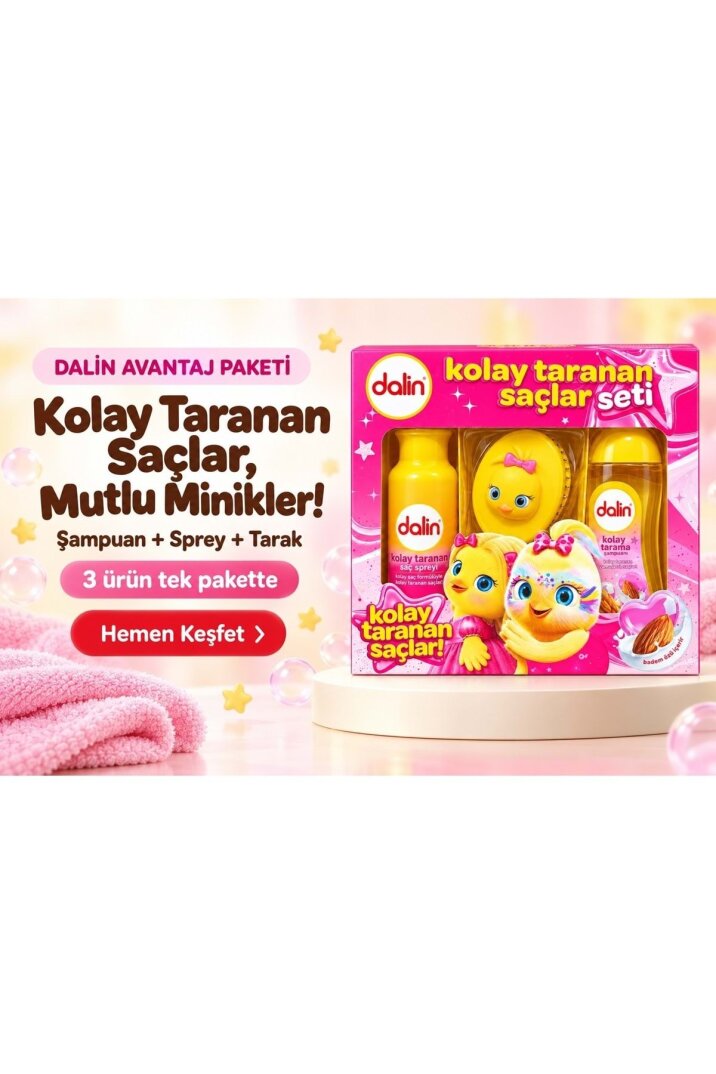 Dalin Kolay Taranan Saçlar Bakım Seti - 2