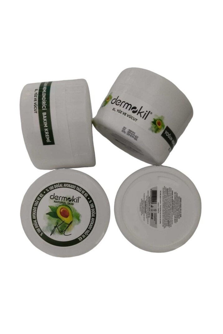 Dermokil %100 Doğal Avokado Ve Kil El Yüz Ve Vucut Kremi 4 Adet (300*4=1200 Ml) - 2