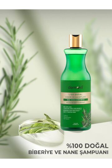 Dermokil %100 Doğal Biberiye Saç Güçlendirici Şampuan 400 ml - 2