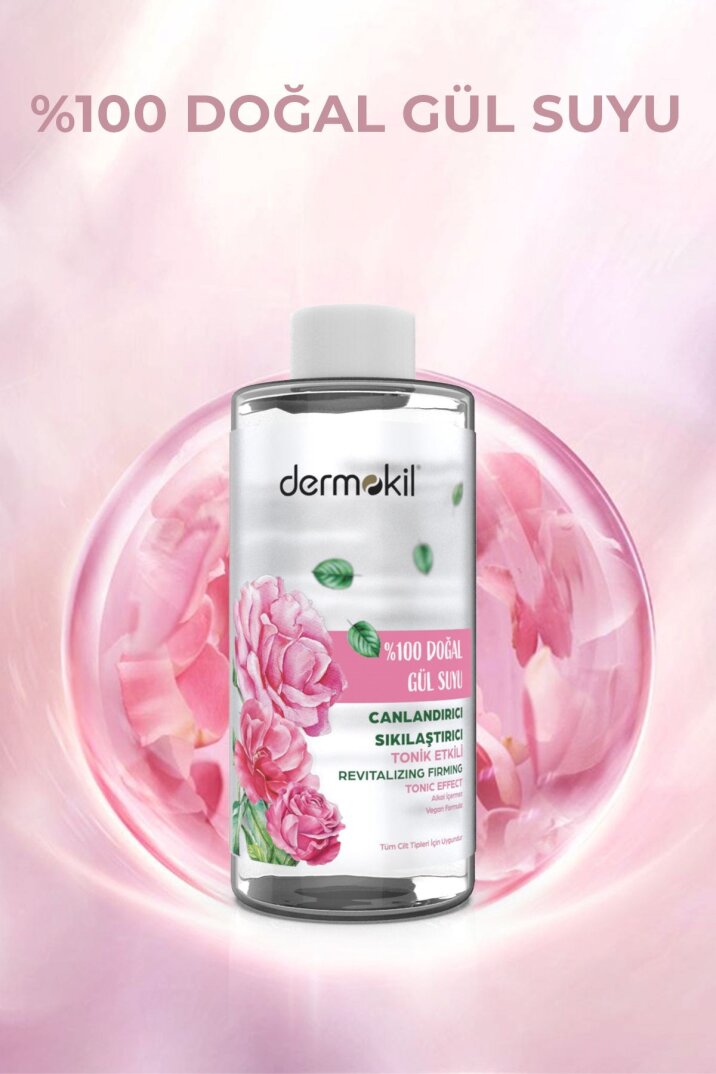 Dermokil %100 Doğal Gül Suyu Canlandırıcı Sıkılaştırıcı Tonik - 2