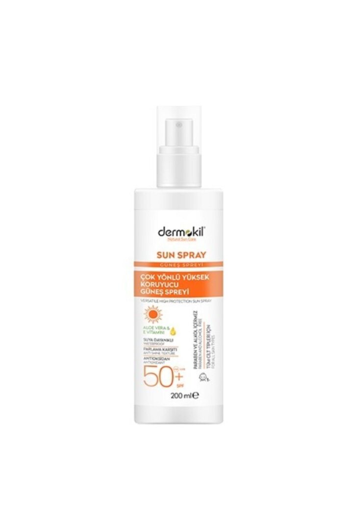Dermokil 75 ml + Güneş Spreyi 200 ml + Güneş Sonrası Serinletici Rahatlatıcı Jel 100 ml Güneş Kremi - 2