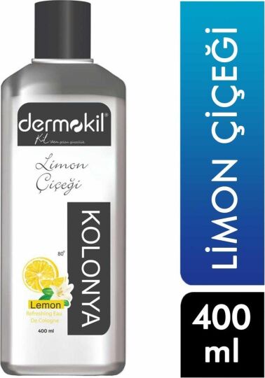 Dermokil 80° Alkollü Kolonya 400 ml Limon Çiçeği 8697916004929 Kolonya