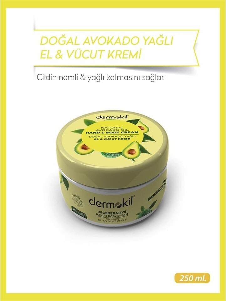 Dermokil Avokado Özlü El ve Vücut Kremi 250 ml - 2