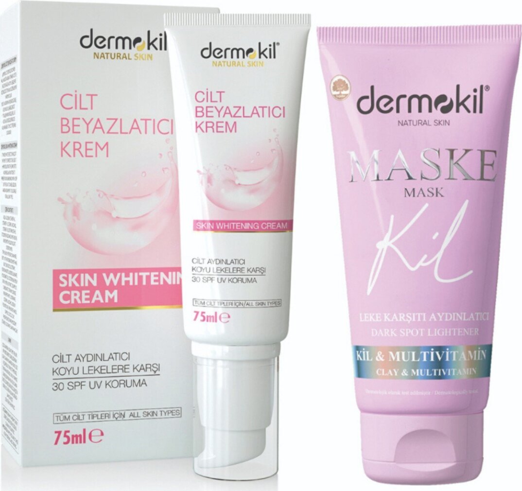 Dermokil Beyazlatıcı Krem ve Leke Karşıtı Aydınlatıcı Maske - 1