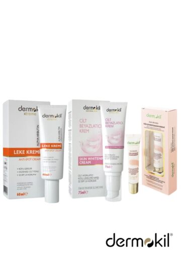 Dermokil Cilt Beyazlatıcı Krem 75ml & Antı Spot Leke Kremi 60 ml & Göz Çevresi Kremi 15 ml