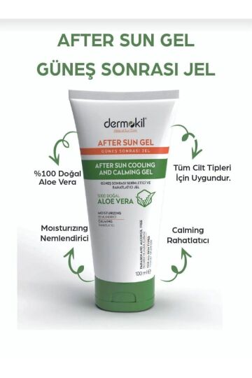 Dermokil Cilt Tonu Eşitleyici Güneş Koruyucu Yüz Kremi 50 Spf 50 ml Rahatlatıcı Jel 100 ml - 2