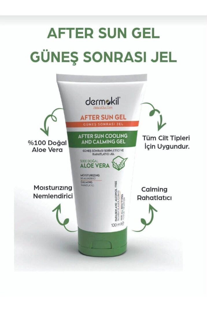 Dermokil Cilt Tonu Eşitleyici Güneş Koruyucu Yüz Kremi 50 Spf 50 ml Rahatlatıcı Jel 100 ml - 2
