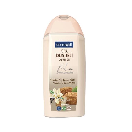 Dermokil Duş Jeli Vanilya ve Badem Sütü (500 ml)