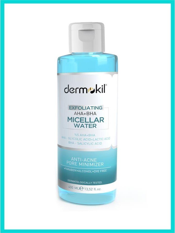 Dermokil Exfoliating Aha+Bha Niacinamide Micellar Makyaj Temizleme Suyu 400 ml - 2