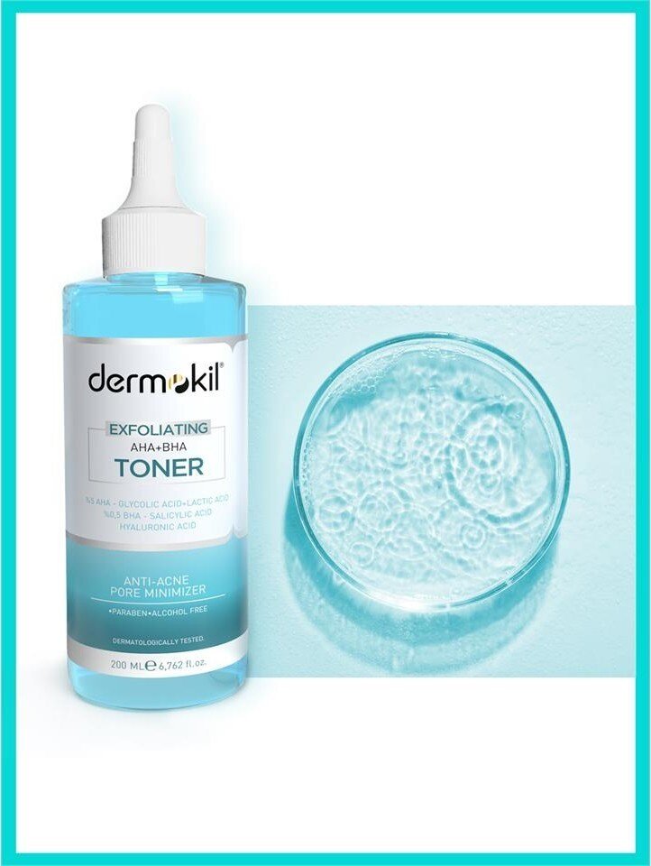 Dermokil Exfoliating Aha+Bha Niacinamide Tonik 200 ml - 2