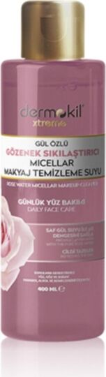 Dermokil Gül Özlü Gözenek Sıkılaştırıcı Mıcellar Makyaj Temizleme Suyu 400 ml - 1