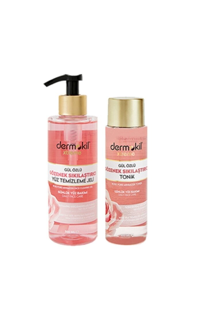 Dermokil Gül Yüz Temizleme Jeli 400 ml Gül Tonik 200 - 2