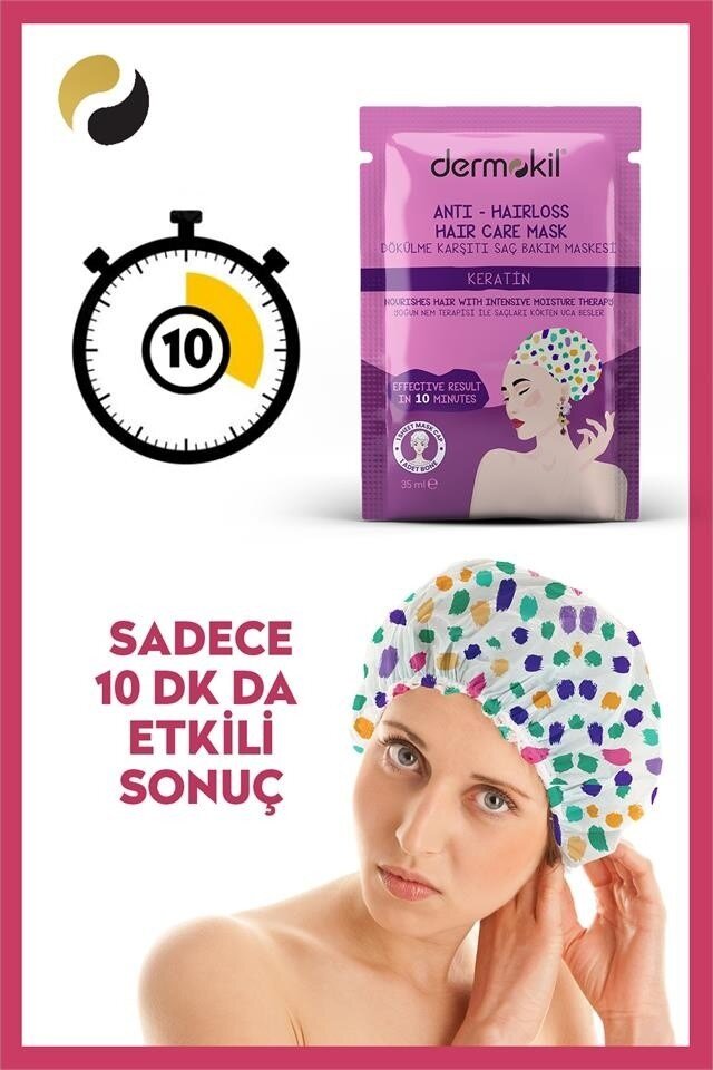 Dermokil Keratin Buhar Saç Bakım Maskesi 35 Ml - 2