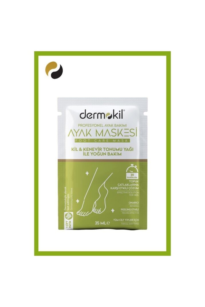 Dermokil Kil Ve Kenevir Yağlı Peeling Etkili Ayak Maskesi 35 Ml 2 ' Li Set - 4