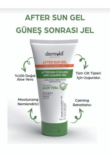 Dermokil Leke Karşıtı Güneş Koruyucu Yüz Kremi 50 Spf 50 ml + Serinletici ve Rahatlatıcı Jel 100 ml - 2