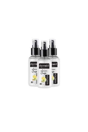 Dermokil Limon Çiçeği Sprey Kolonya 100 ml x 3 Adet - 2