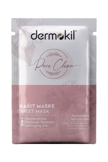 Dermokil Pure Clean 3 In 1 Kağıt Maske