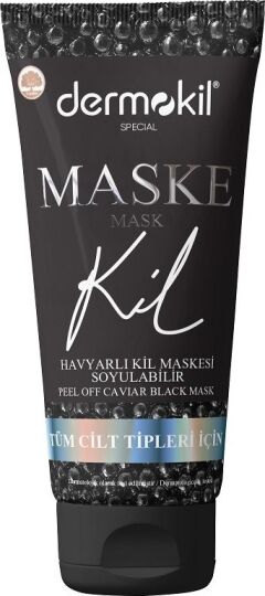 Dermokil Soyulabilir Havyarlı Siyah Kil Maskesi 75 Ml