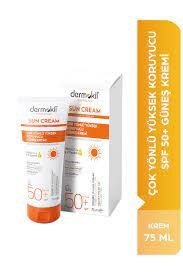 Dermokil Sun Cream SPF 50 Çok Yönlü Yüksek Koruyucu Güneş Kremi (75 ml) - 1