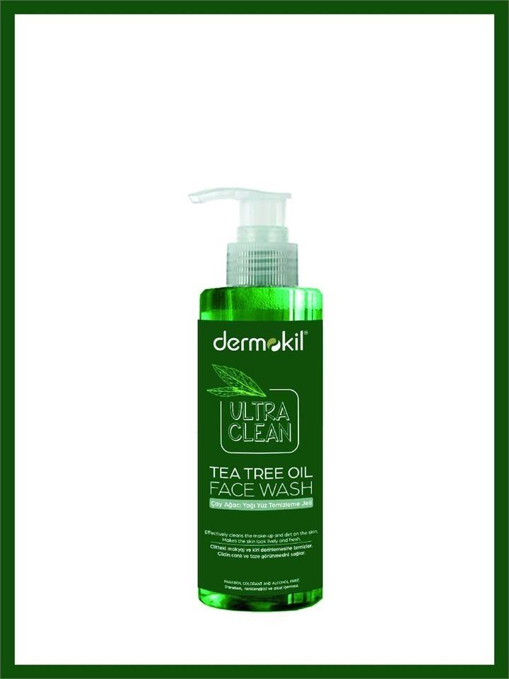 Dermokil Ultra Clean Çay Ağacı Yüz Temizleme Jeli - 1