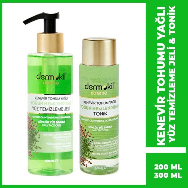 Dermokil Yüz Temizleme Jeli 400 ml + Tonik 200 ml - 2